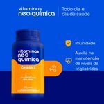 suplemento alimentar de ômega 3 neo quimica 60 cápsulas