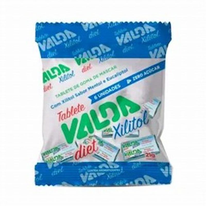 valda display sachê tablete diet com xilitol