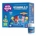 vitattoon veis kids vitamina a-z sortido tutti-frutti 30 cápsulas