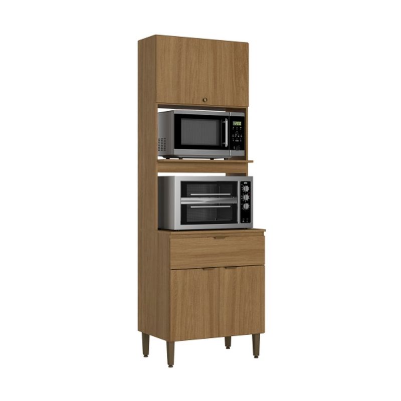 kit forno 3 portas e 1 gaveta thb magnólia naturale