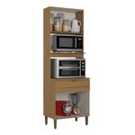 kit forno 3 portas e 1 gaveta thb magnólia naturale
