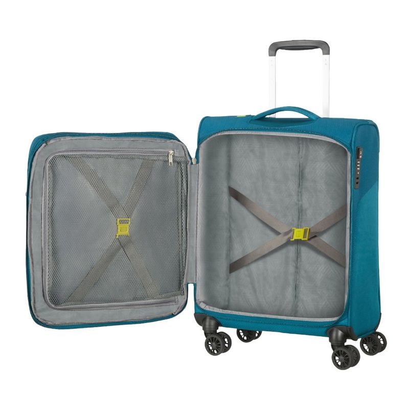 mala para viagem samsonite travel summerfunk spinner 04 rodas tamanho p verde 12488928241
