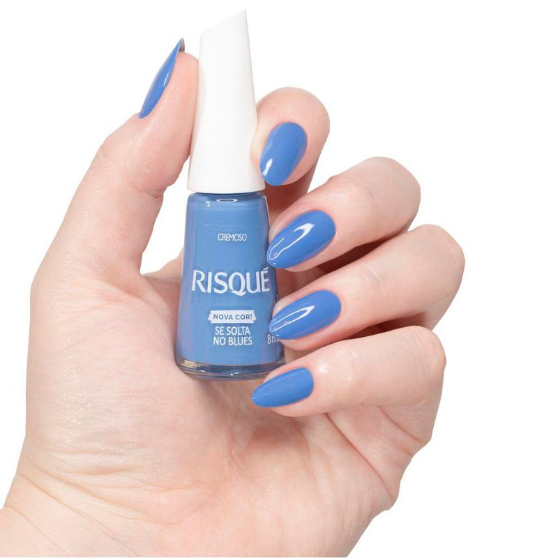 esmalte risqué cremoso se solta no blues 8ml