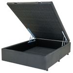 base cama box americana pelmex com bau 138x188x49cm (mp)