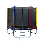 cama elástica pula-pula dm toys divertido 244cm até 150kg dm6969 (mp)