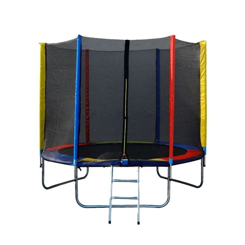 cama elástica pula-pula dm toys divertido 244cm até 150kg dm6969 (mp)