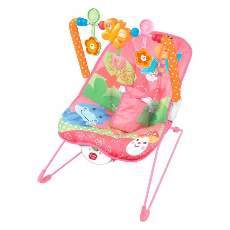 cadeirinha de descanso para bebê 11kg guta guti rosa dmb6834 (mp)