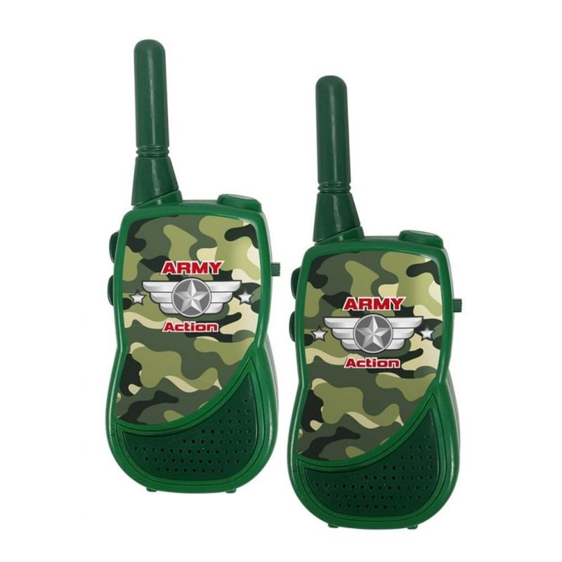 brinquedo rádio walkie talkie infantil dm toys verde militar dmt6172 (mp)