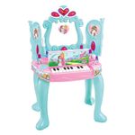 penteadeira infantil dm toys sonho de princesa com piano dmt6844 (mp)