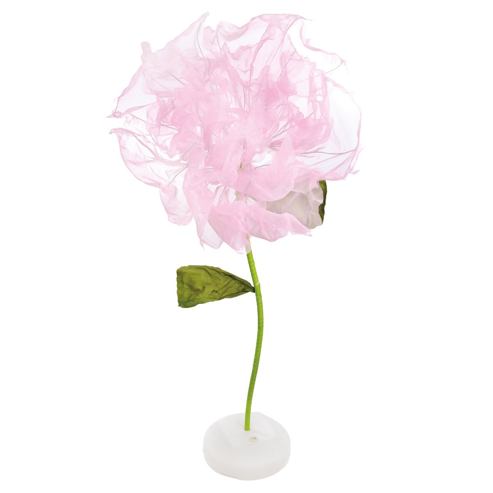Flor Decorativa Cromus Com Movimento Rosa 90cm 6634 (MP)
