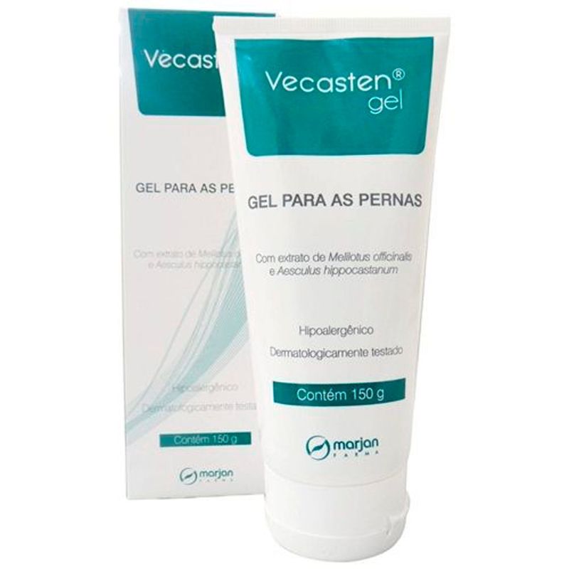 vecasten gel para as pernas 150g marjan