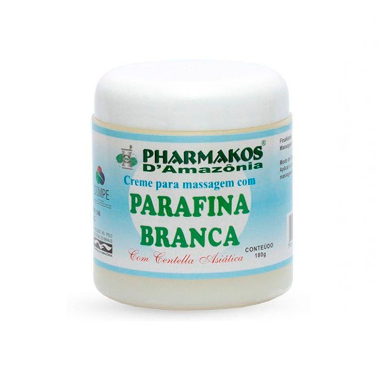 parafina branca pharmakos creme 180g