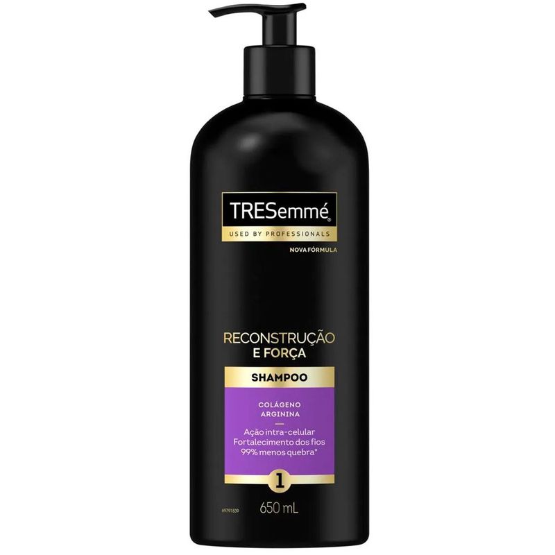 shampoo tresemmé reconstrução e força 650ml