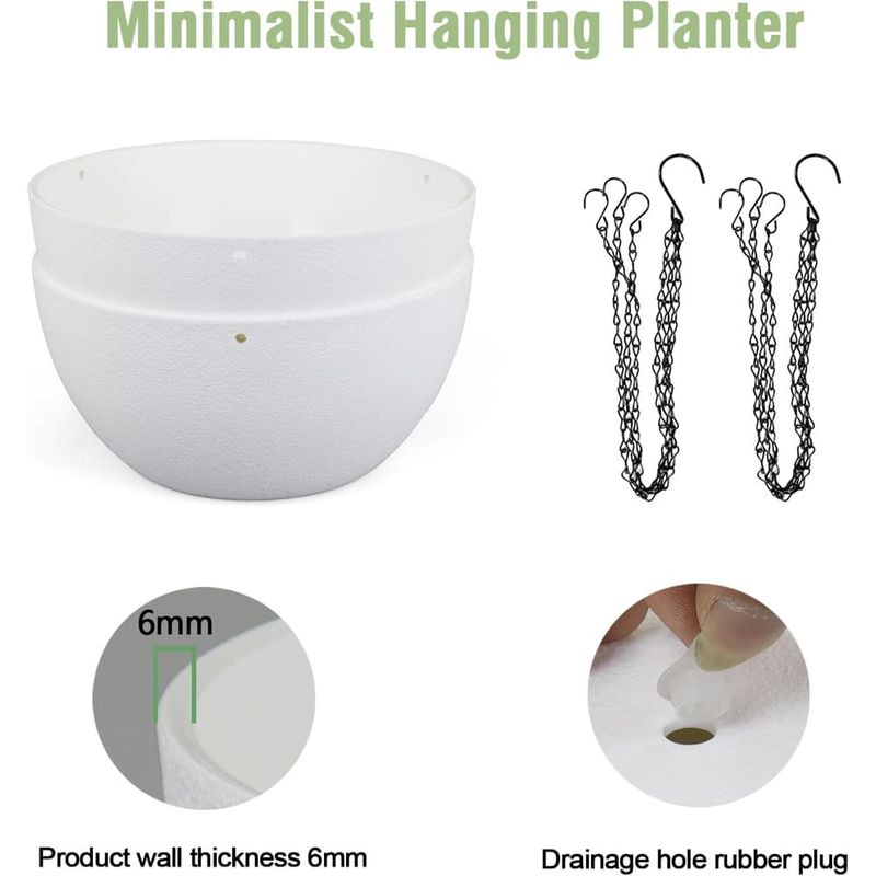 vaso suspenso 2 peças meowell branco a-bi