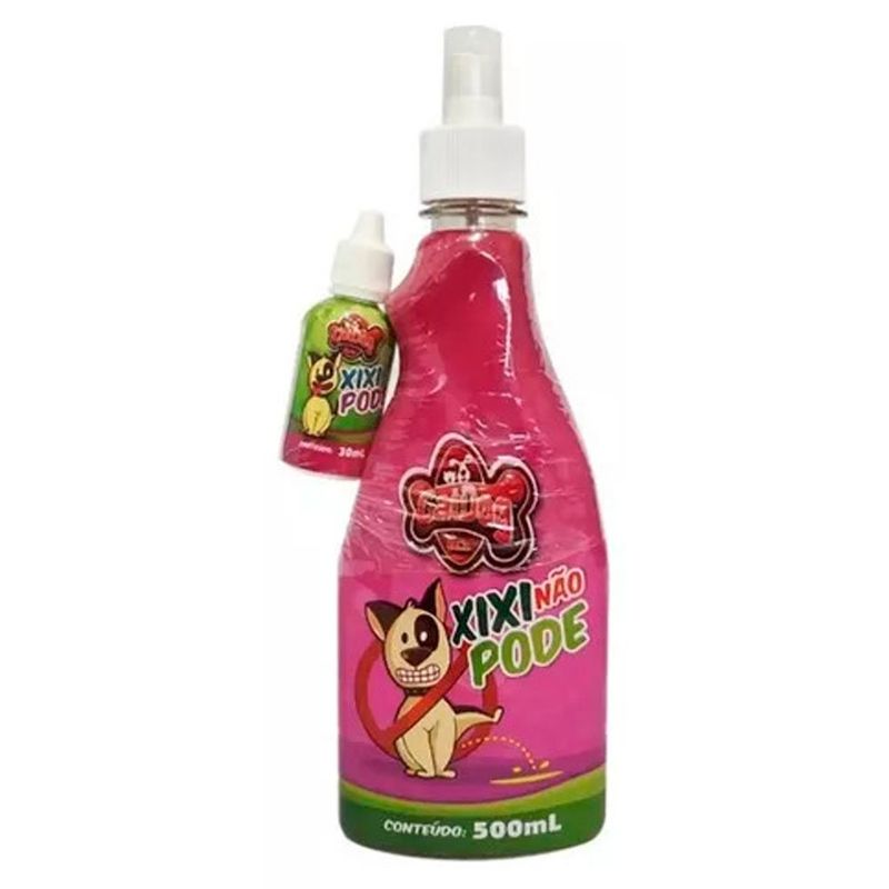 kit educador sanitário catdog xixi não pode 500ml 30ml (mp)