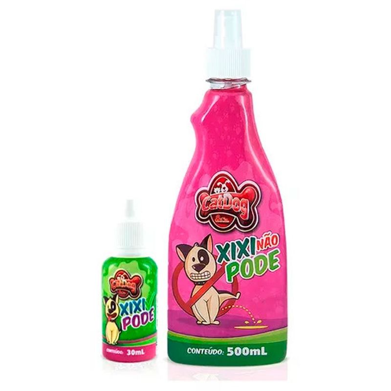 kit educador sanitário catdog xixi não pode 500ml 30ml (mp)