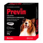 coleira antipulgas e carrapatos para cães coveli 64cm (mp)