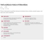 tinta acrílica econômica fosco vitória régia 3,6l vl216 pitaya (mp)