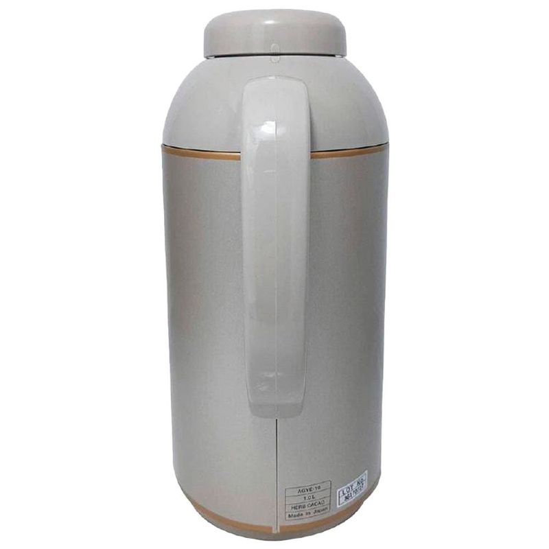 garrafa térmica zojirushi de mesa 1 litro herb cacao agye-10tk (mp)