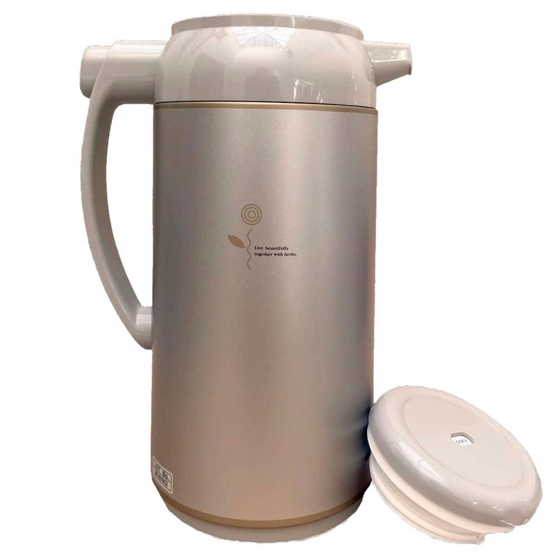 garrafa térmica zojirushi de mesa 1 litro herb cacao affb-10tk (mp)