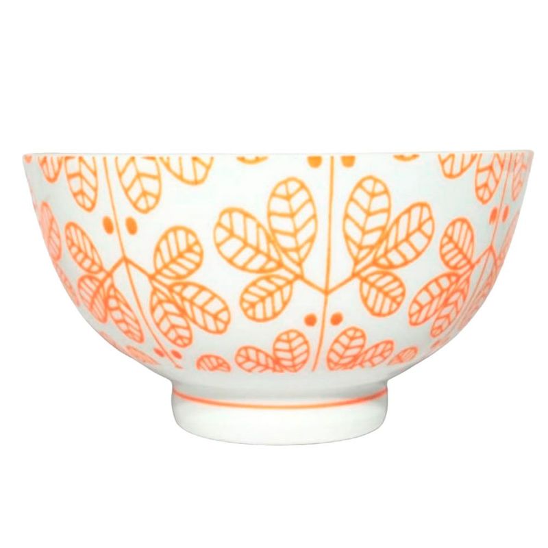 tigela japonesa watts de porcelana para arroz laranja (mp)