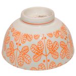 tigela japonesa watts de porcelana para arroz laranja (mp)