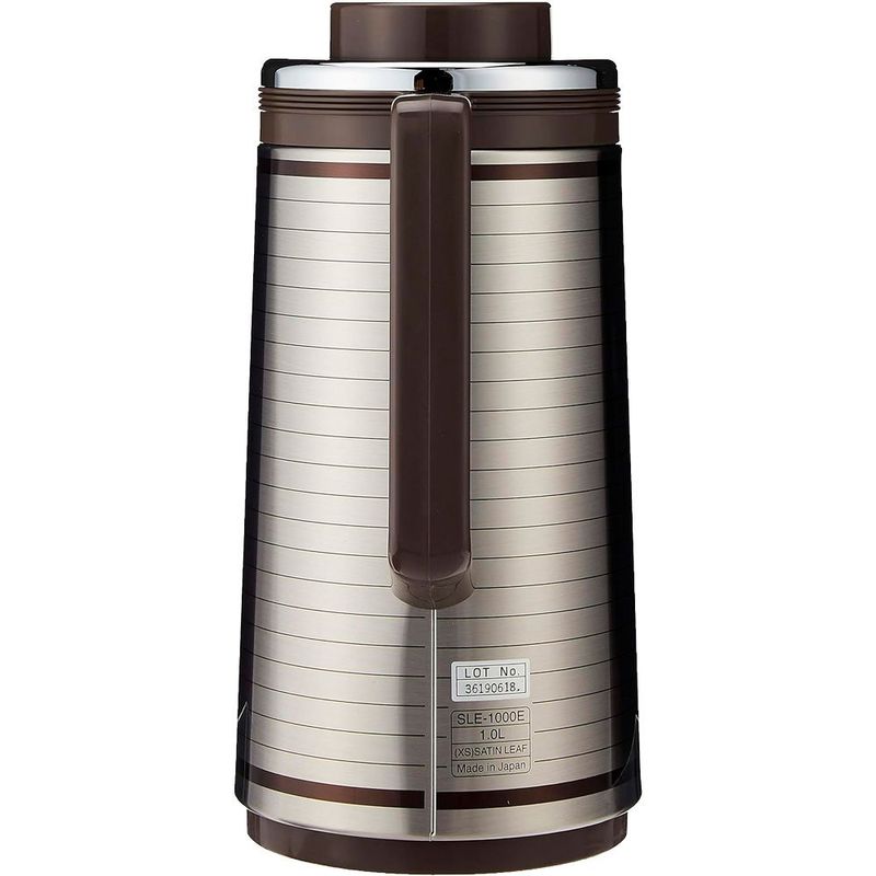 garrafa térmica zojirushi de mesa 1 litro satin leaf sle-1000exs (mp)