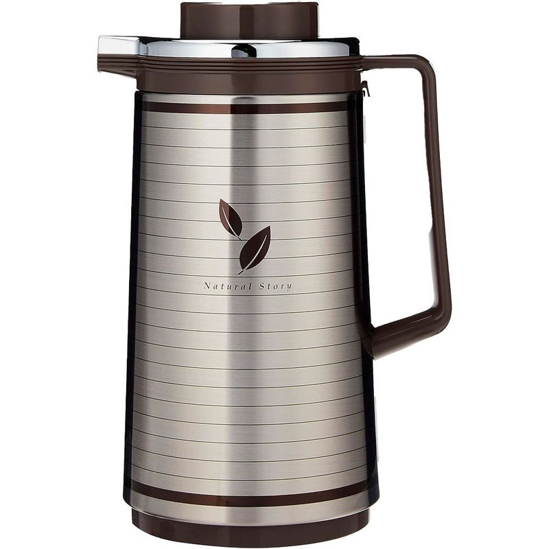 garrafa térmica zojirushi de mesa 1 litro satin leaf sle-1000exs (mp)
