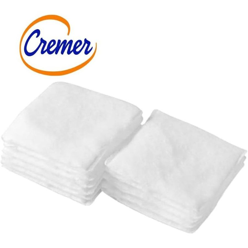 algodão quadradinho cremer 250 unidades