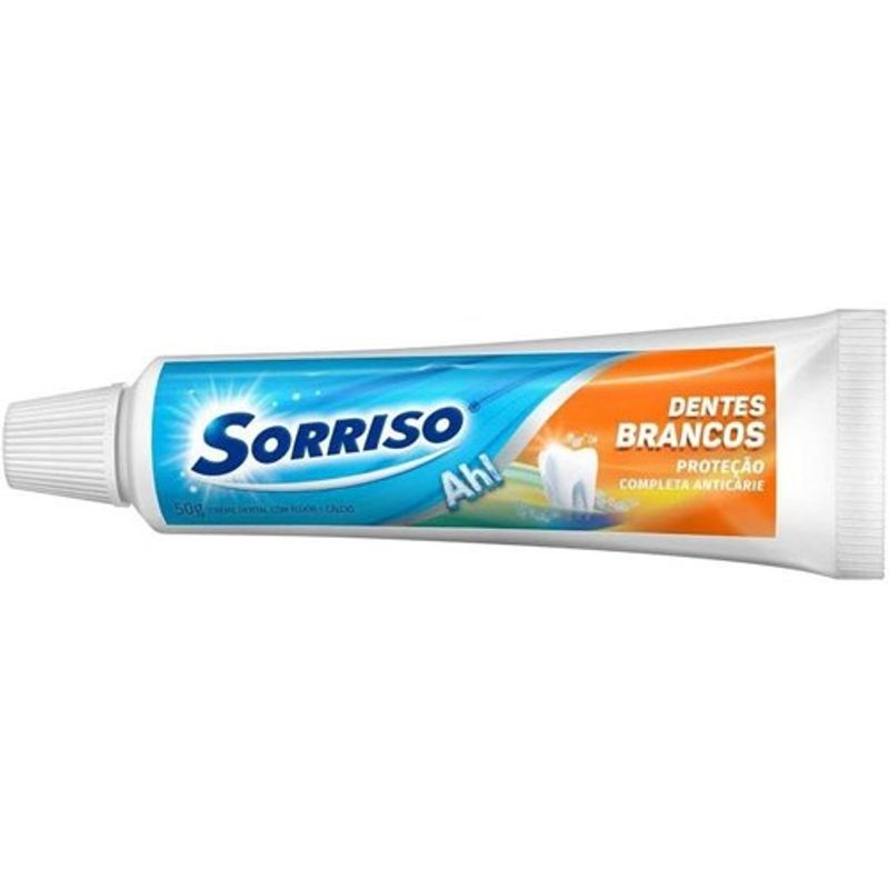 creme dental sorriso dentes brancos 50g