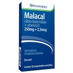 malacal 250mg + 2,5mcg 30 comprimidos revestidos cálcio citrato malato + vitamina d brasterápica