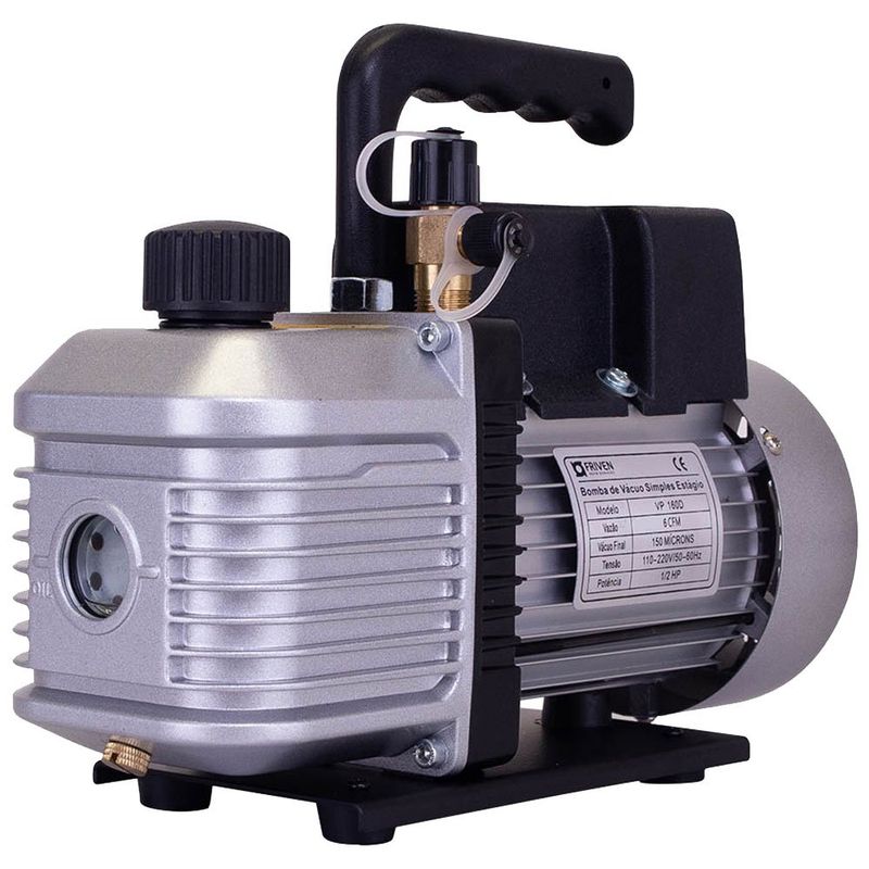 bomba de vácuo friven 6 cfm estágio simples vp160 170l/min (mp)
