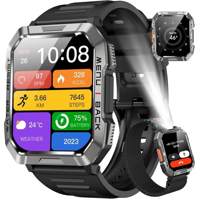 smartwatch blackview preto a-bi
