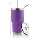 copo ds 30 oz inox vácuo com canudo roxo a-bi