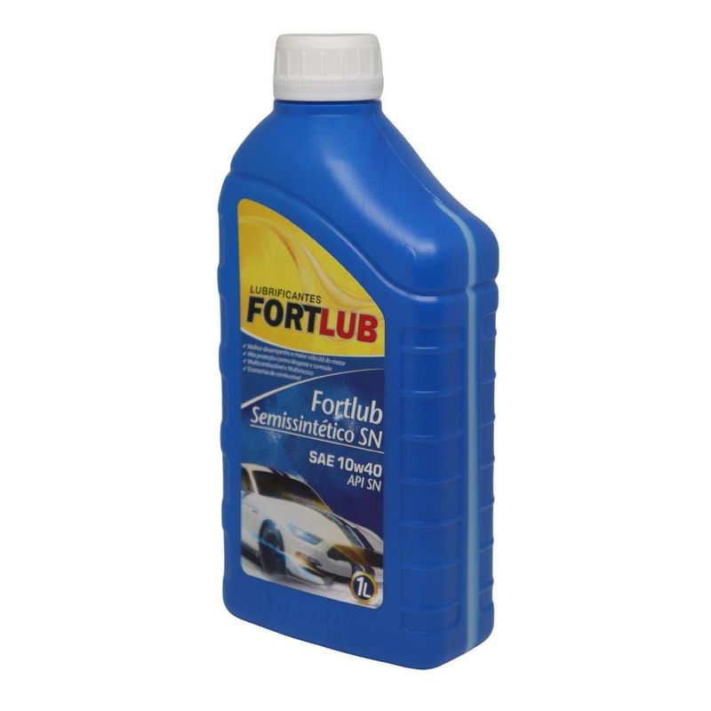 óleo lubrificante fortlub 10w40 sn semissintético 1 litro (mp)