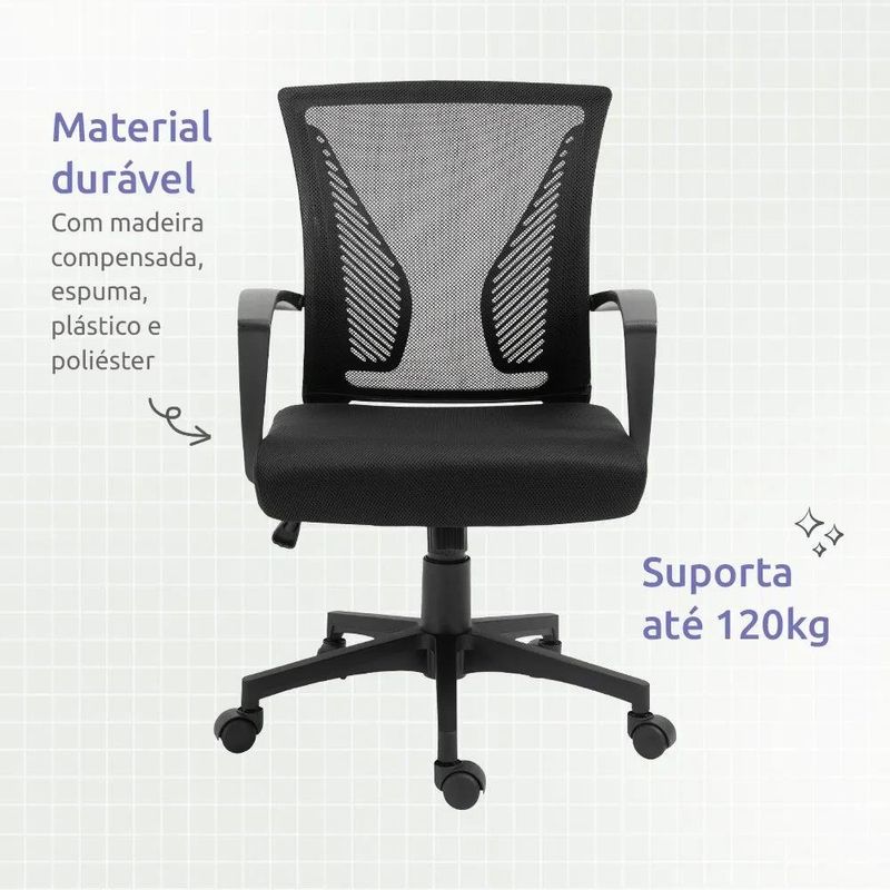 cadeira de escritório creative vo457 (mp)