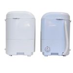 mini lavadora praxis 1,2kg 127v 50w prata (mp)