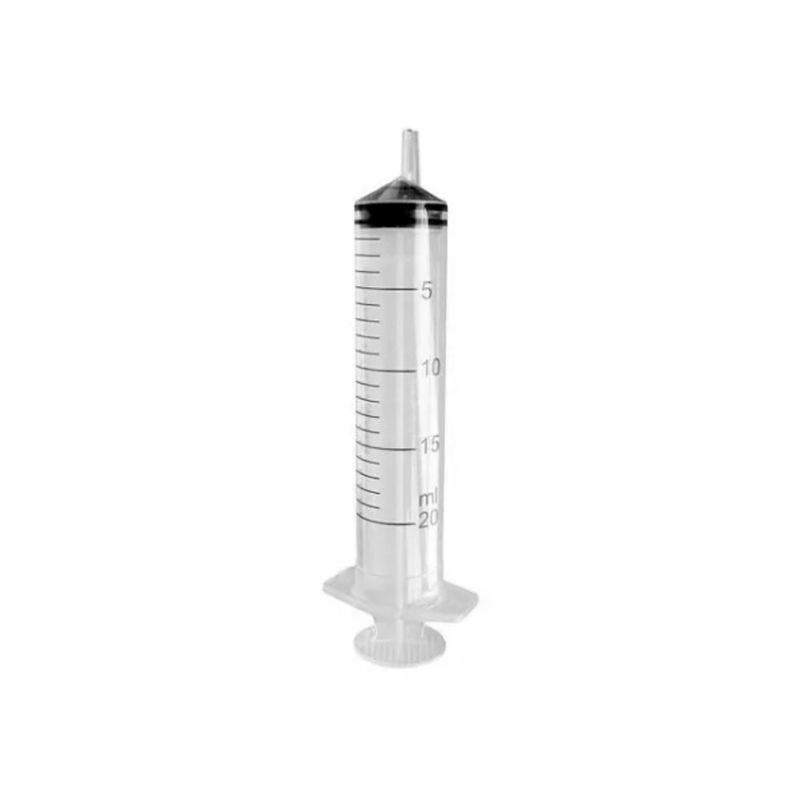 seringa luer slip com agulha 25x0.7mm 20ml