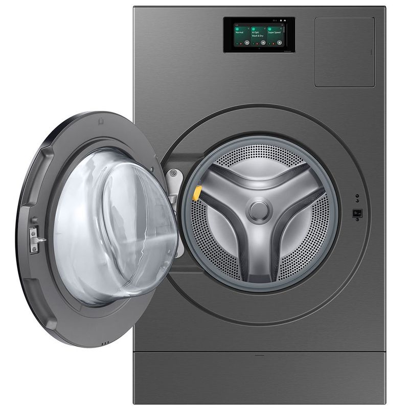 lava e seca samsung 20kg bespoke ai laundry heat pump 127v inox wd20db8995bzaz