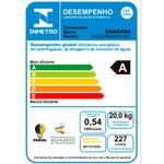 lava e seca samsung 20kg bespoke ai laundry heat pump 127v inox wd20db8995bzaz