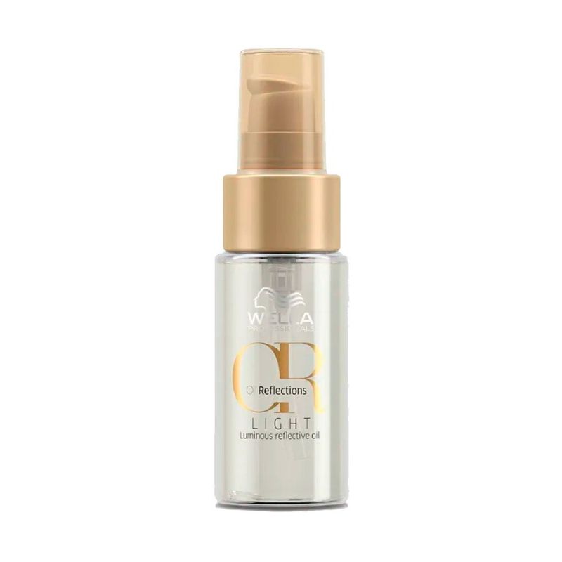 óleo capilar oil reflections light wella 30ml (mp)