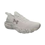 tênis de corrida masculino n°40 under armour charged quicker 2 branco e prata (mp)