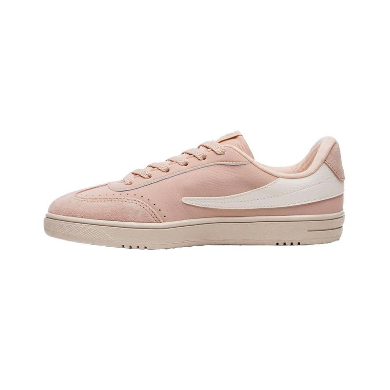 tênis feminino n°36 fila court 80 bege rosé e branco (mp)