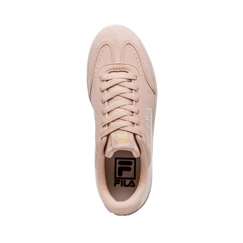 tênis feminino n°36 fila court 80 bege rosé e branco (mp)