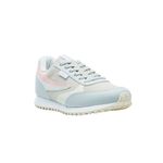 tênis feminino n°37 fila renno classic prata e branco (mp)