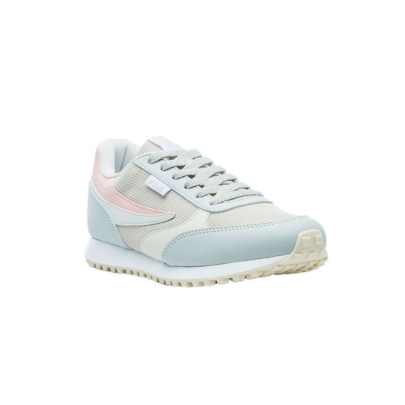 tênis feminino n°37 fila renno classic prata e branco (mp)