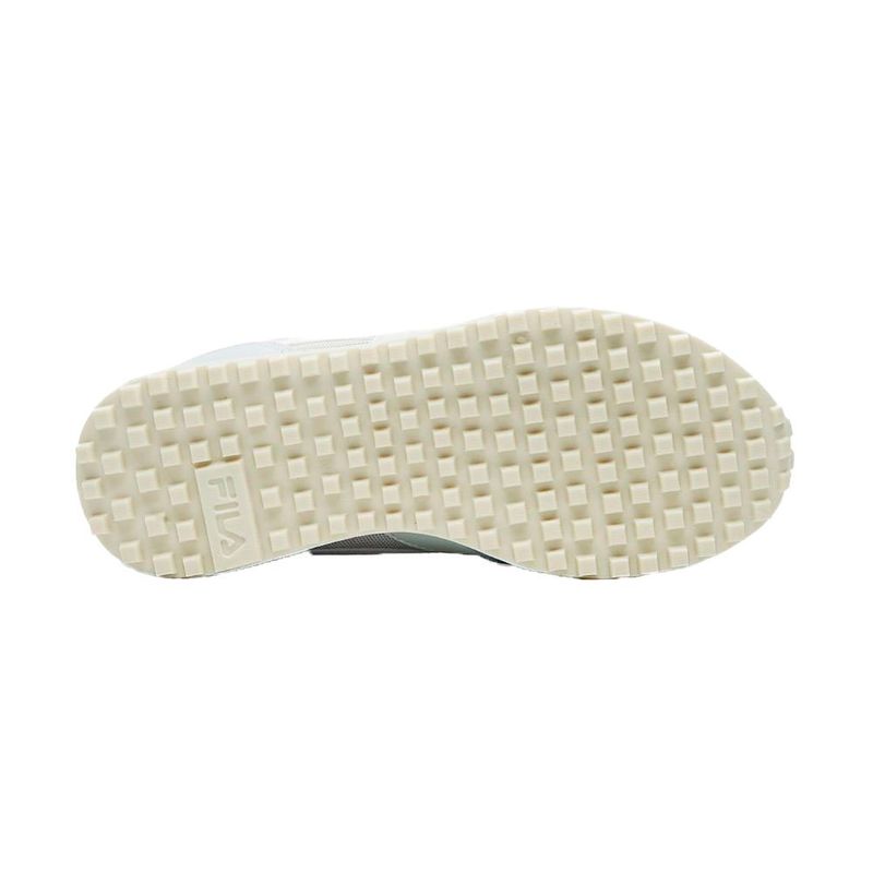 tênis feminino n°37 fila renno classic prata e branco (mp)