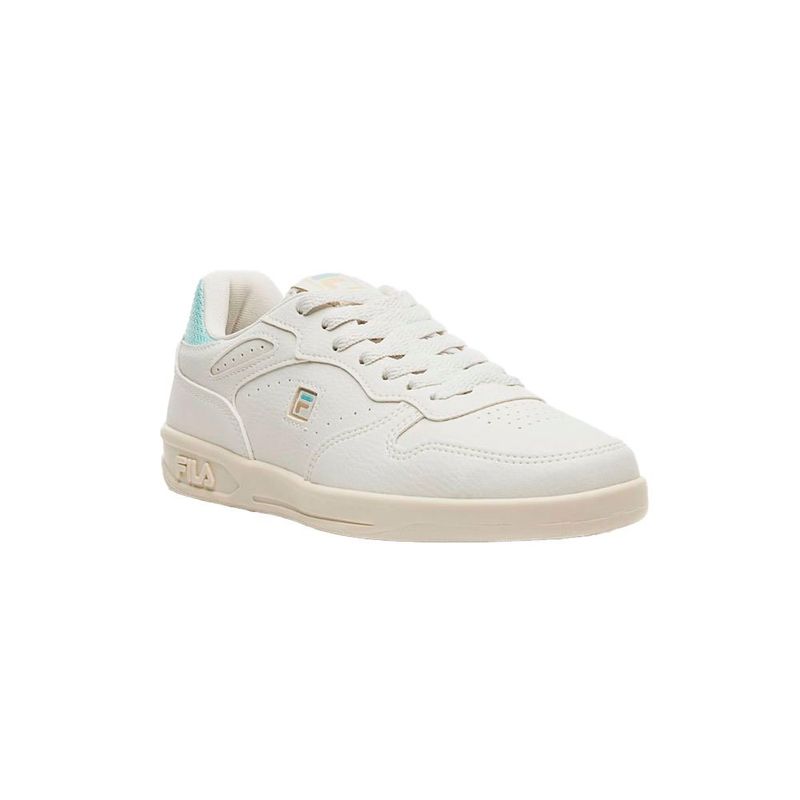 tênis feminino n°34 fila revenge branco azul e bege (mp)