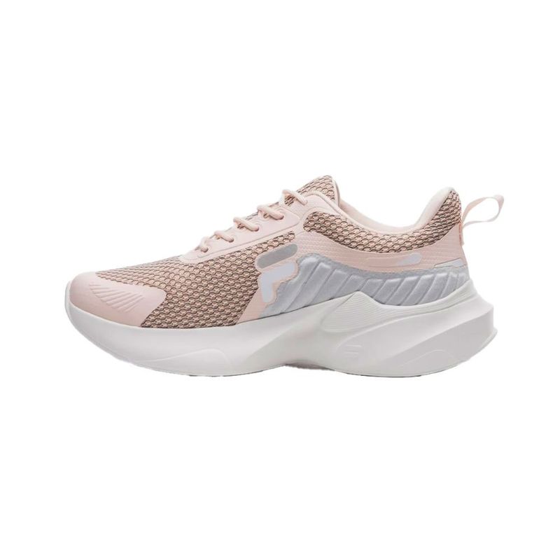 tênis feminino n°37 fila progress lite rosé cinza e branco (mp)