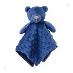 naninha bebê loaní urso pipoca 30x30cm azul 3146 (mp)